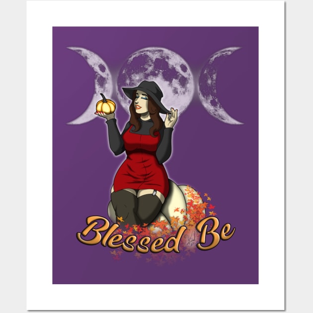 Blessed Be Wall Art by EnegDesign